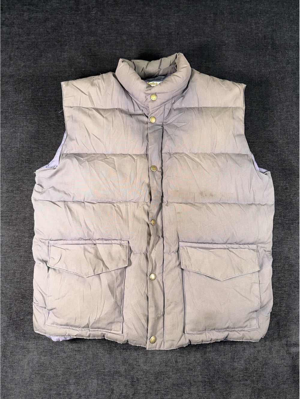 Cabela's Premier Northern Goose Down Brown Puffer Vest (darker than pictures)